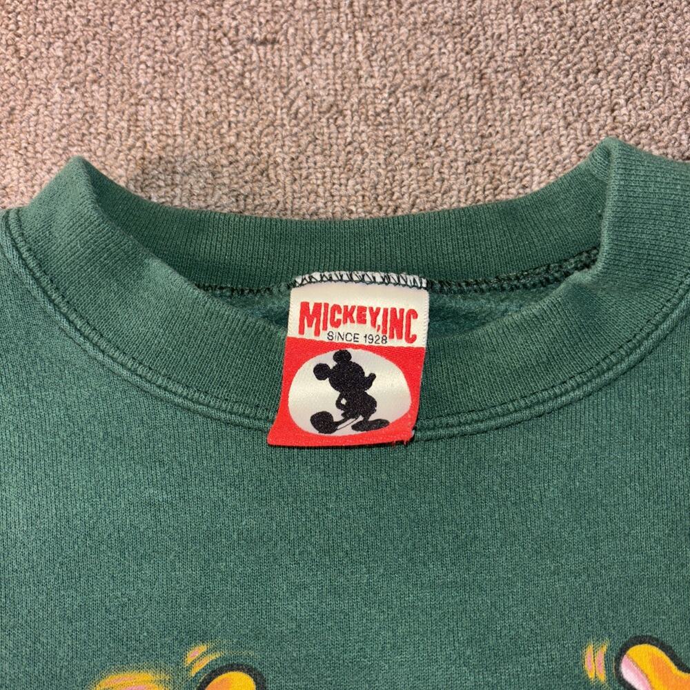 Tigger Vintage Sweatshirt 2XL Green Disney World Mickey Inc - Picture 4 of 8